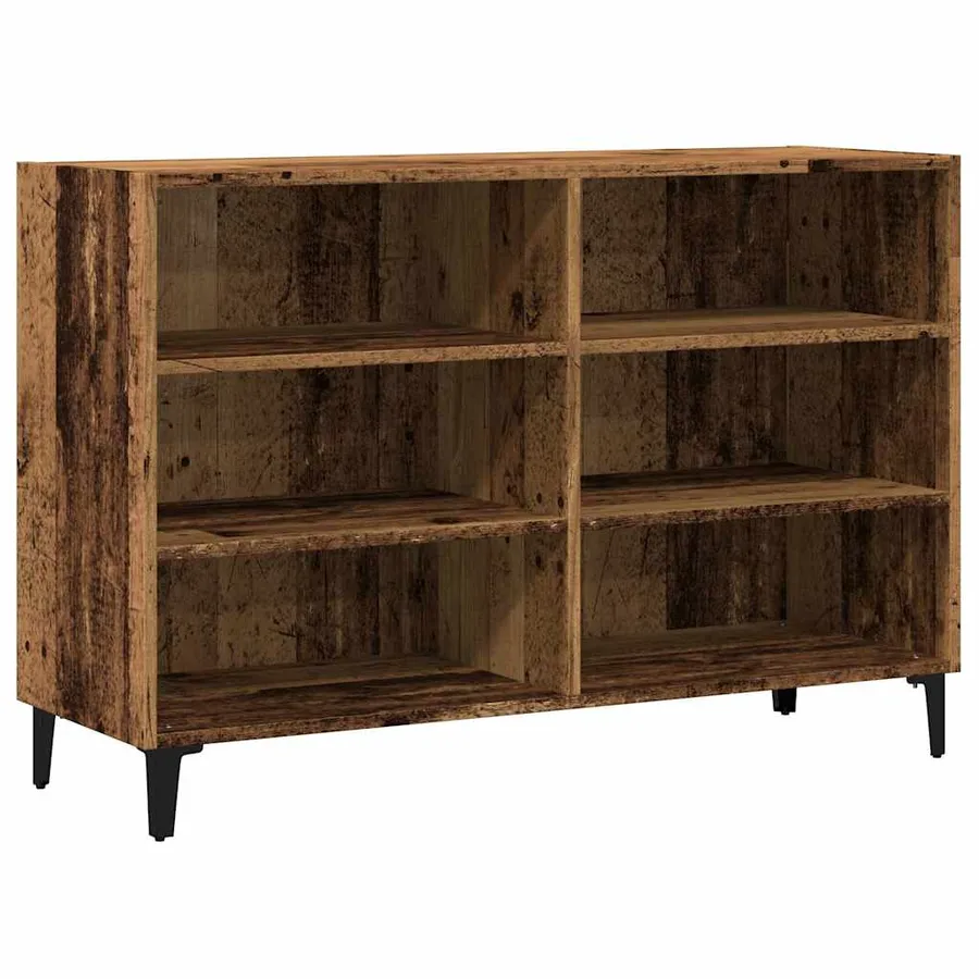 Buffet vieux bois 103,5x35x70 cm bois d'ingénierie - 2
