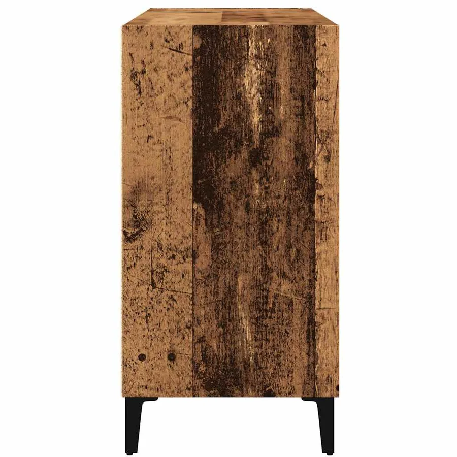 Buffet vieux bois 103,5x35x70 cm bois d'ingénierie - 6