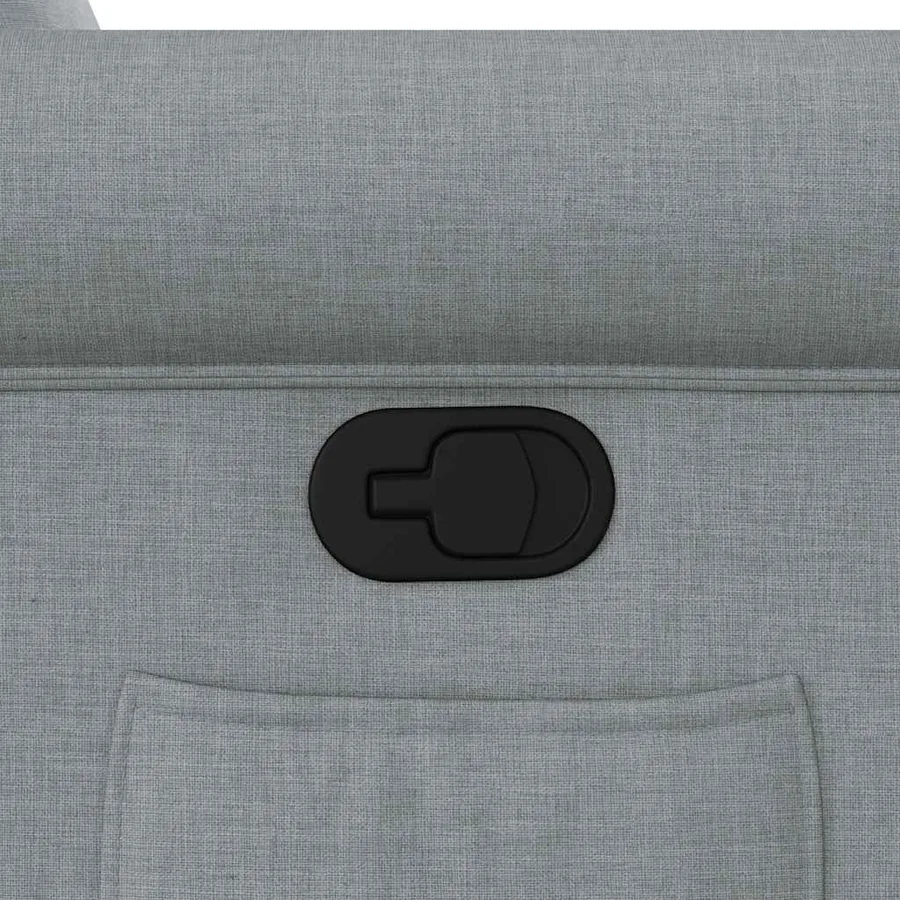 Fauteuil inclinable Gris clair Tissu - 9