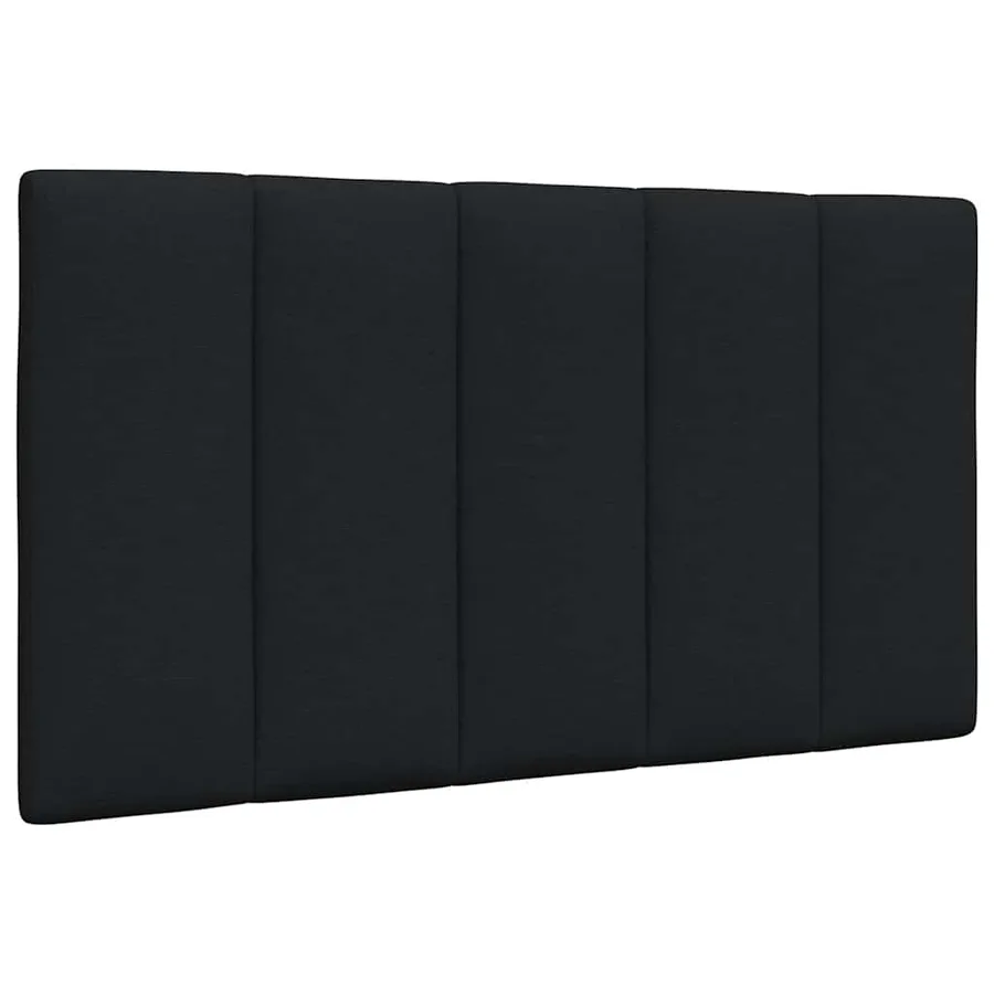 Cadre de lit sans matelas Hanko noir 80x200 cm tissu - 10