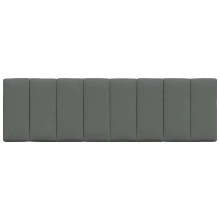 Coussin de tête de lit Hanko gris foncé 160 cm tissu - 4