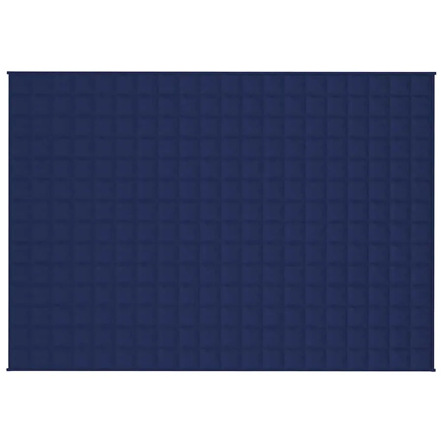 Couverture lestée Bleu 138x200 cm 10 kg Tissu - 3
