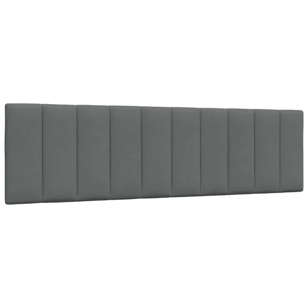 Coussin de tête de lit Hanko gris foncé 180 cm tissu