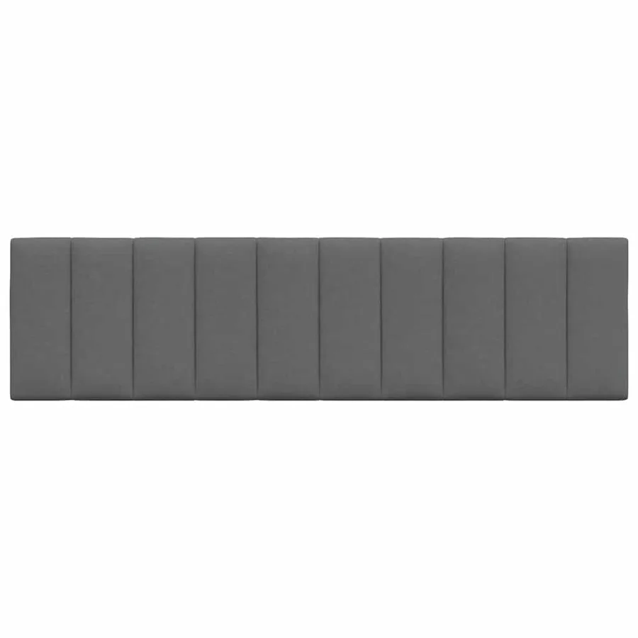 Coussin de tête de lit Hanko gris foncé 180 cm tissu - 4