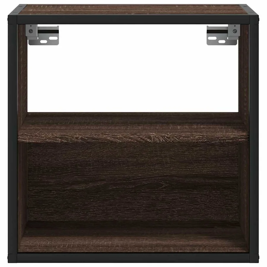 Tables de chevet murales 2 pcs chêne marron 40x31x39,5 cm - 5
