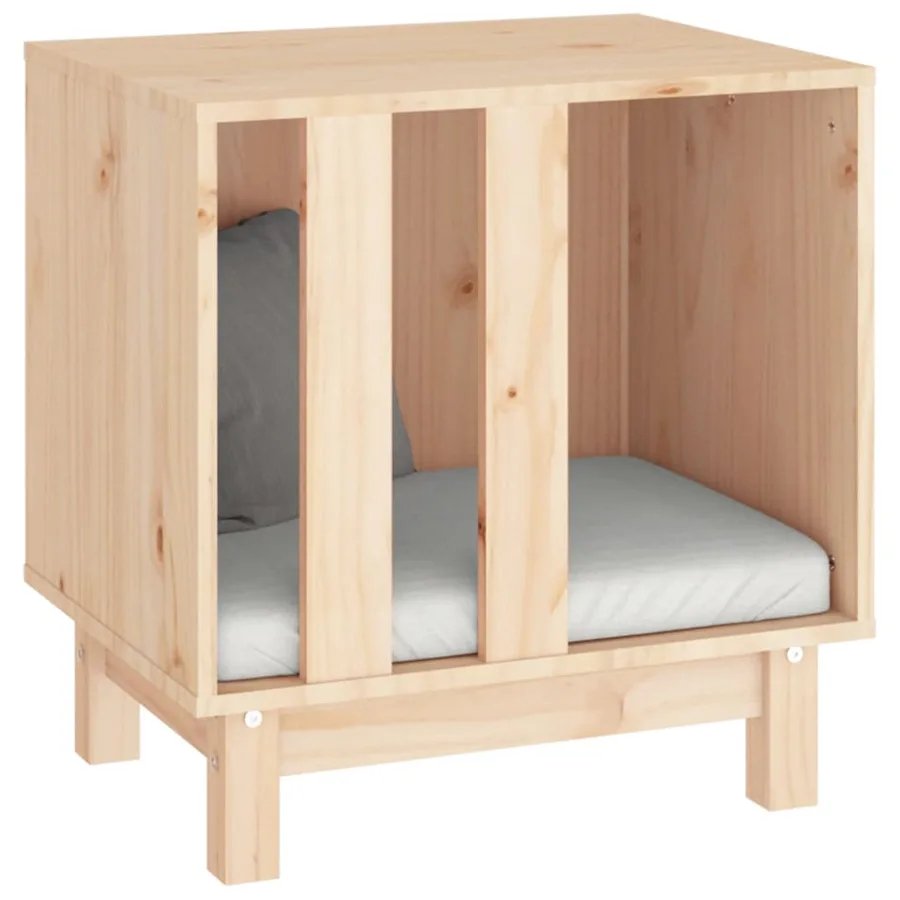 Niche pour chien 50x40x52 cm Bois de pin massif - 7