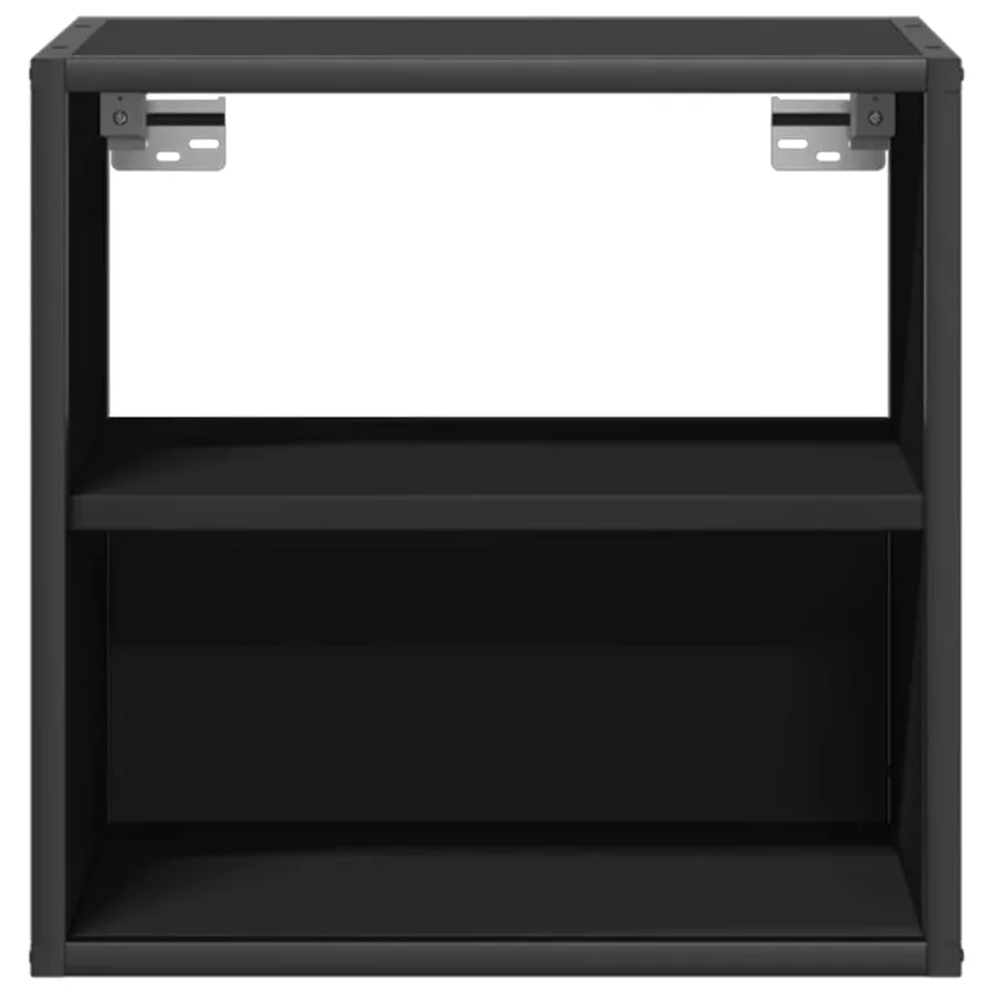 Tables de chevet murales 2 pcs noir 40x31x39,5 cm - 5