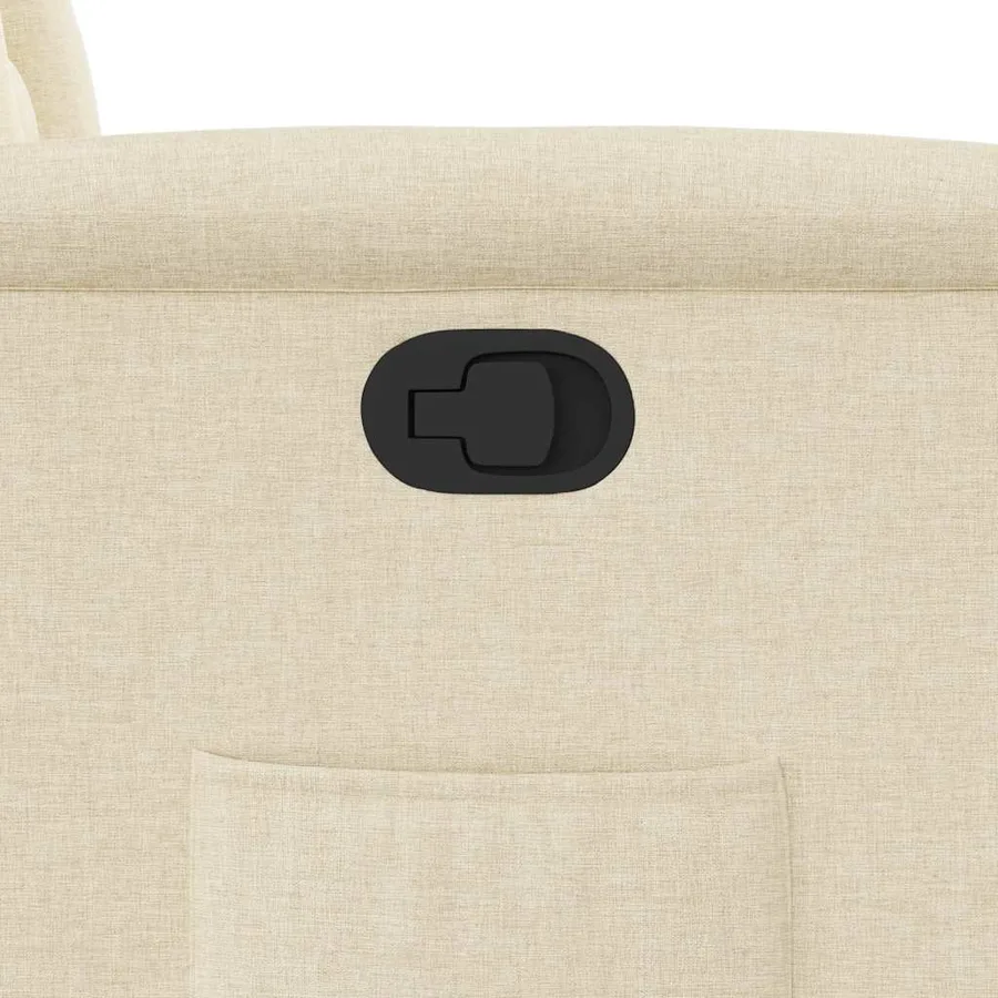 Fauteuil inclinable Crème Tissu - 9