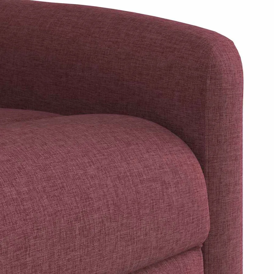 Fauteuil inclinable électrique Rouge bordeaux Tissu - 11
