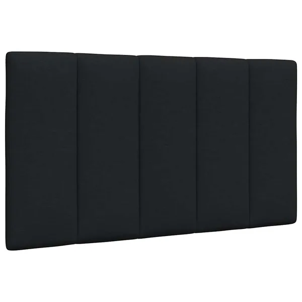 Coussin de tête de lit Hanko noir 90 cm tissu