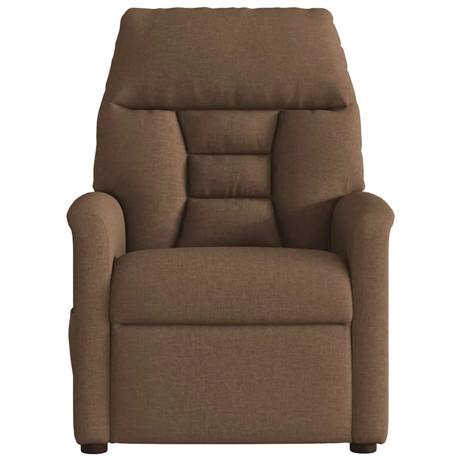 Fauteuil inclinable Marron Tissu - 3
