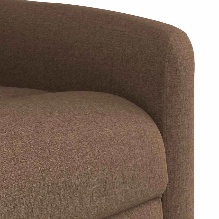 Fauteuil inclinable Marron Tissu - 8
