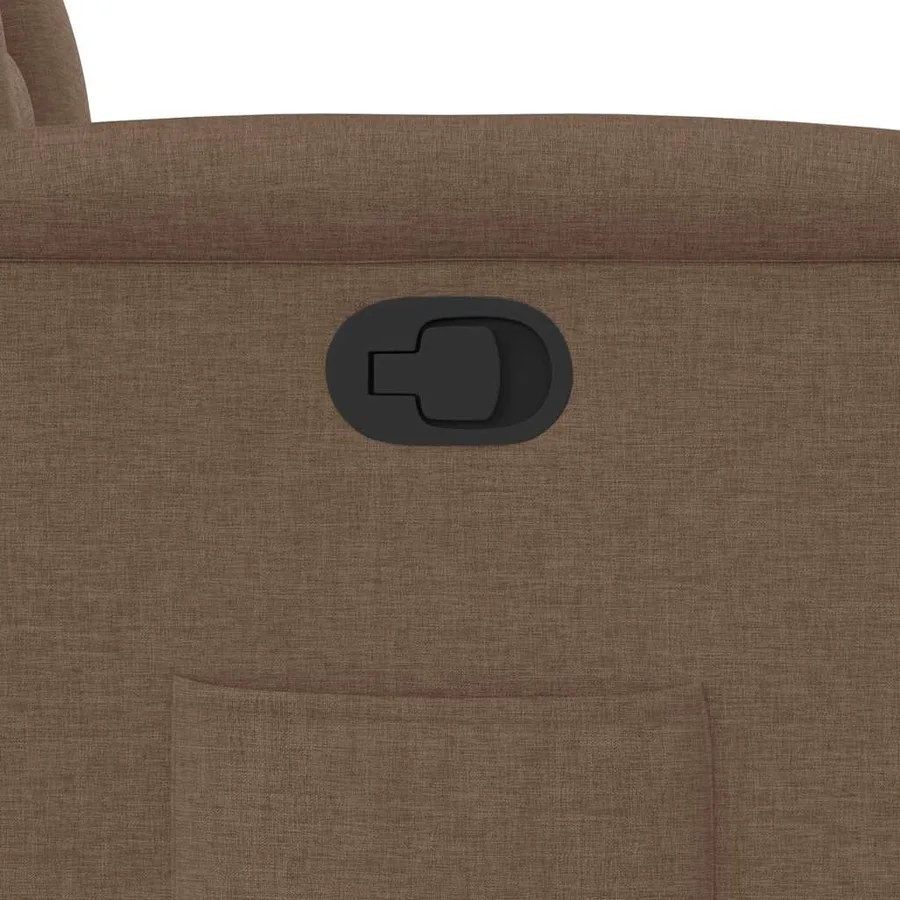 Fauteuil inclinable Marron Tissu - 9