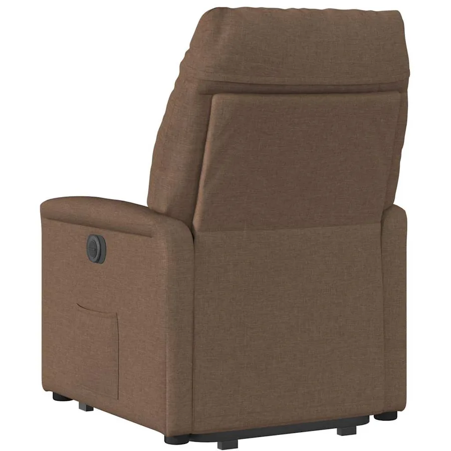 Fauteuil inclinable Marron Tissu - 7