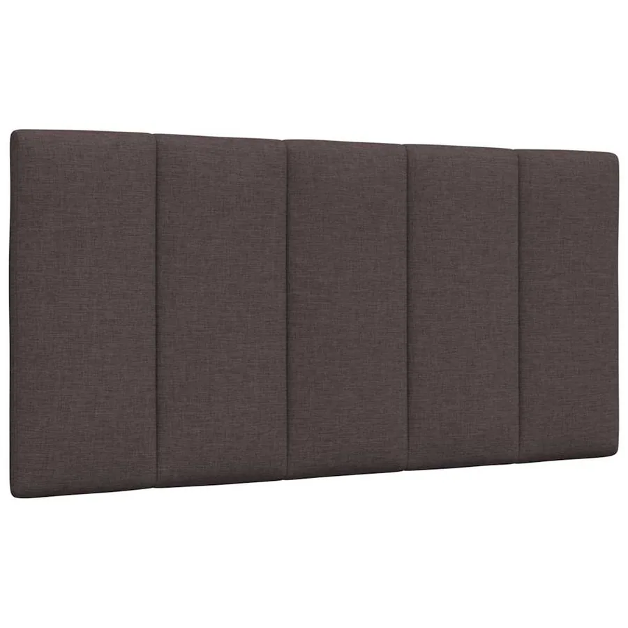 Coussin de tête de lit Hanko marron foncé 100 cm tissu