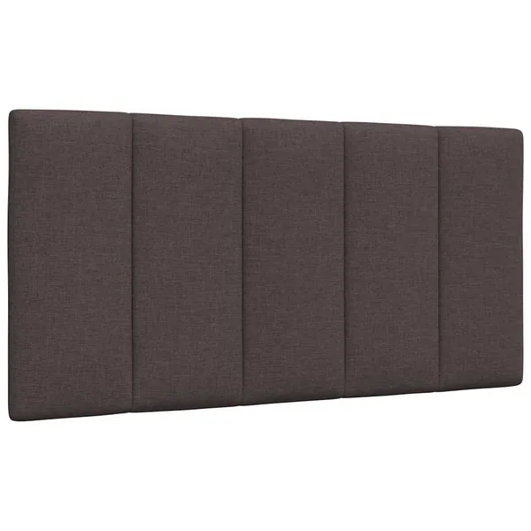 Coussin de tête de lit Hanko marron foncé 100 cm tissu