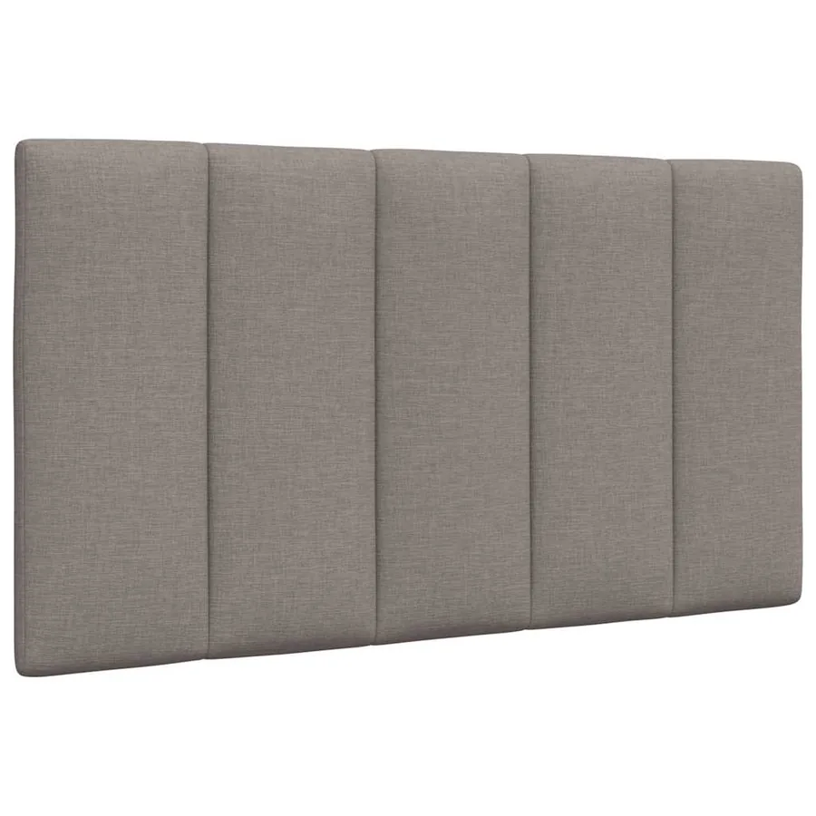 Coussin de tête de lit Hanko taupe 90 cm tissu