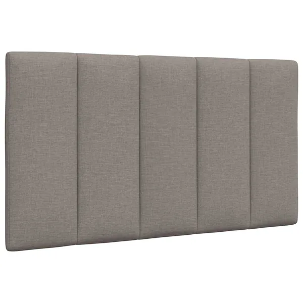 Coussin de tête de lit Hanko taupe 90 cm tissu