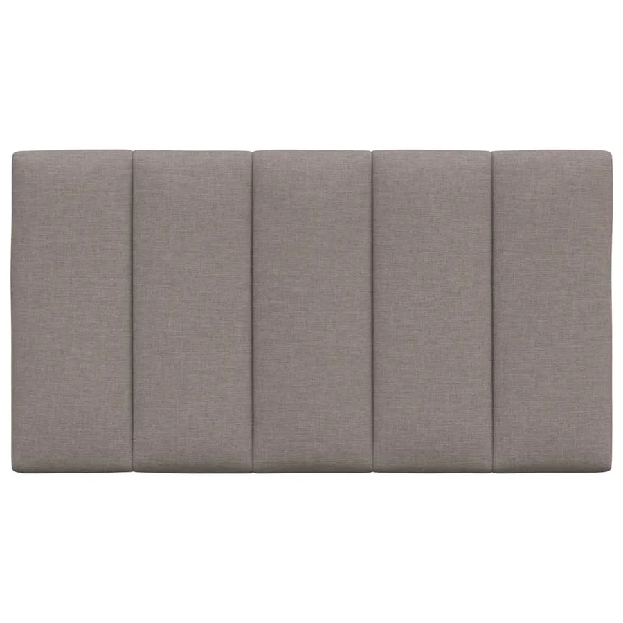 Coussin de tête de lit Hanko taupe 90 cm tissu - 4
