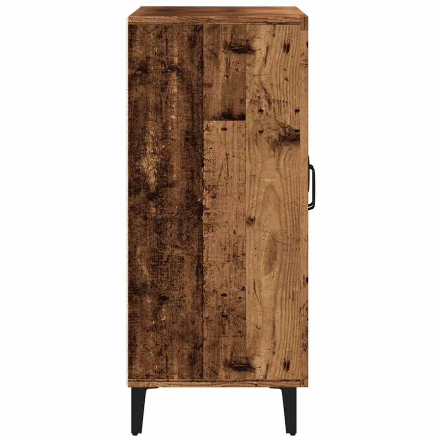 Buffet vieux bois 90x34x80 cm bois d'ingénierie - 6