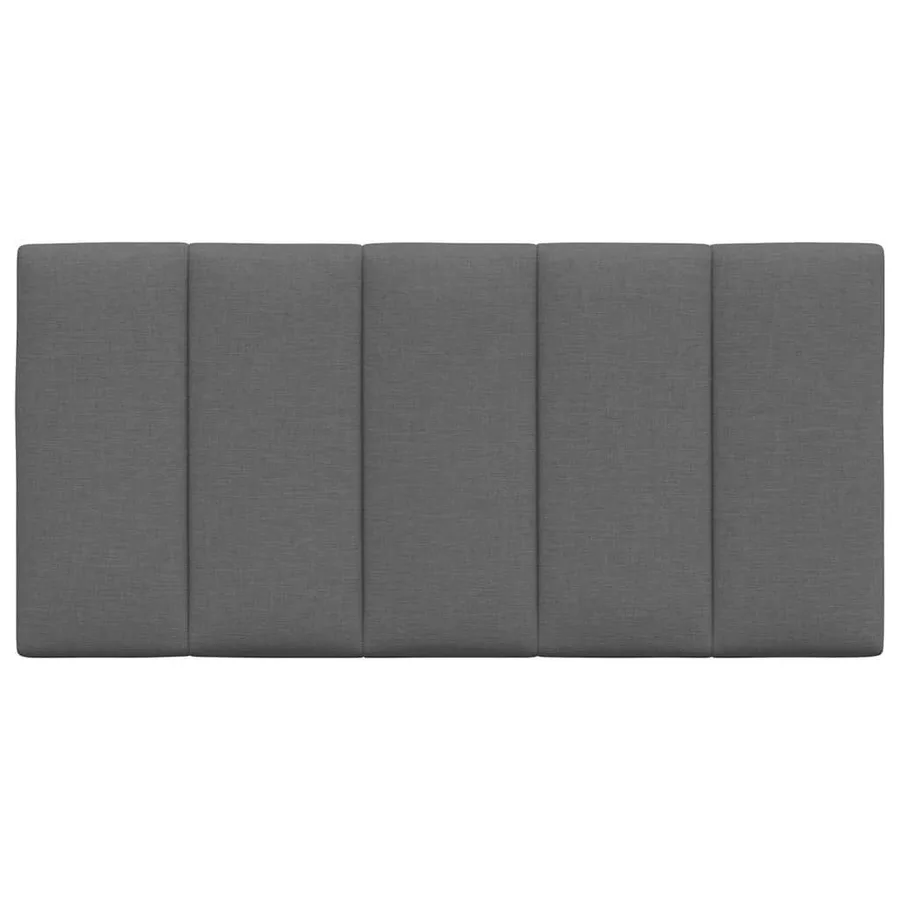 Coussin de tête de lit Hanko gris foncé 100 cm tissu - 4