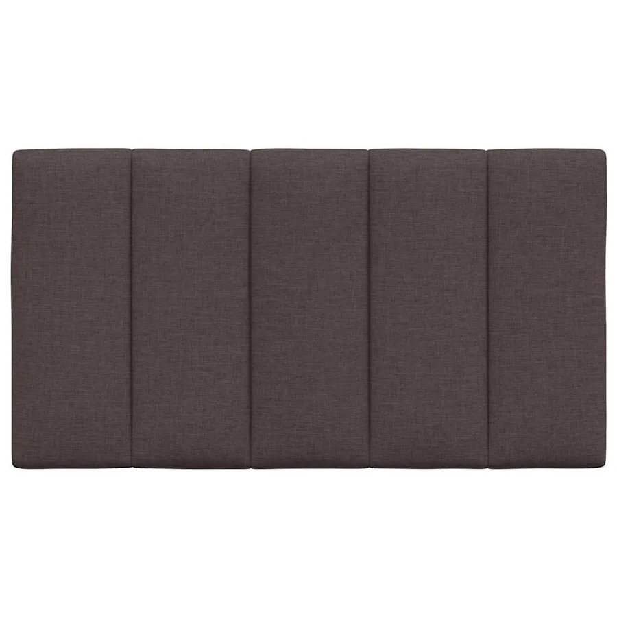 Coussin de tête de lit Hanko marron foncé 80 cm tissu - 4