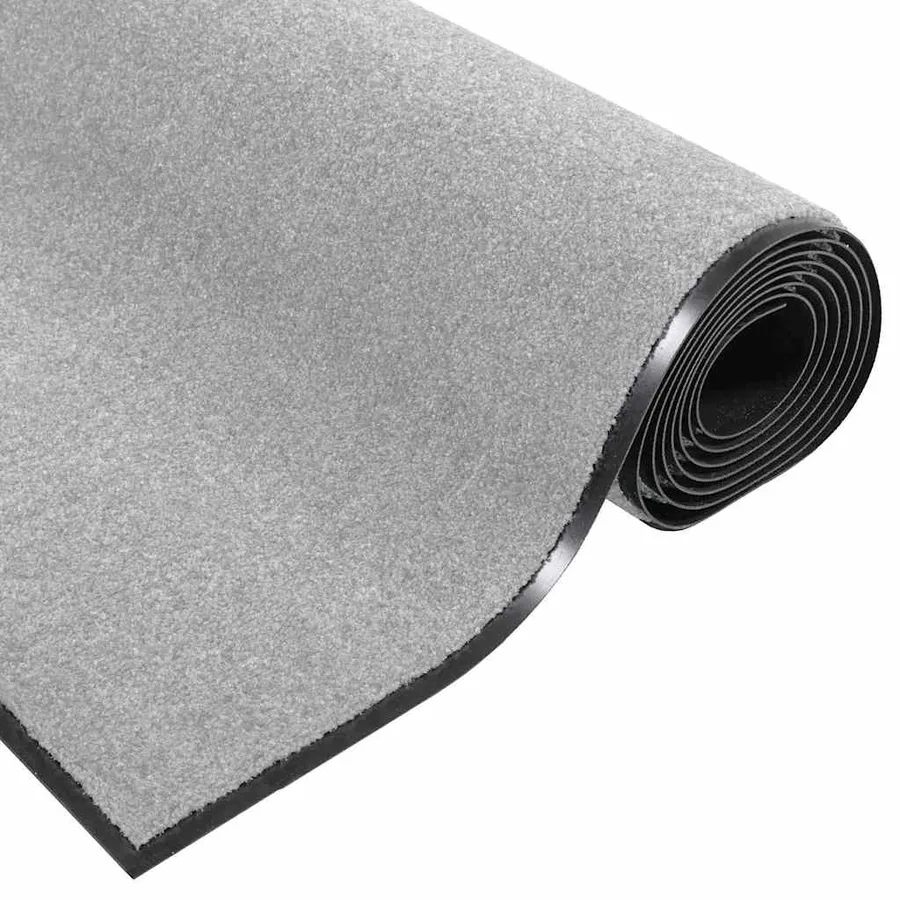 Tapis d'entrée Gris et Noir 120 x 300 cm 100% Polyamide - 5