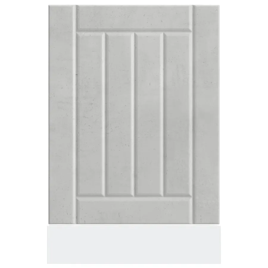 Panneau de lave-vaisselle Lucca gris béton bois d'ingénierie - 4
