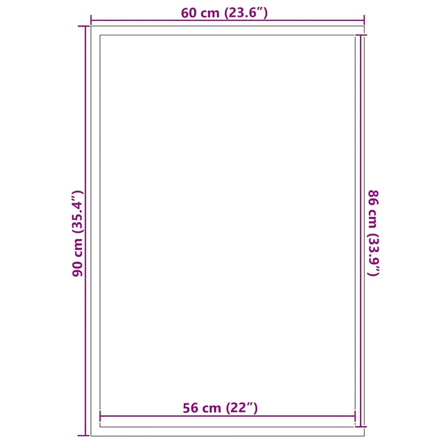 Paillasson marron 60x90 cm - 7