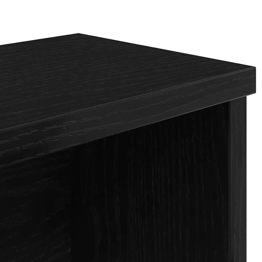 Étagère de cuisine empilable noir 60x15x16 cm bois d'ingénierie - 6
