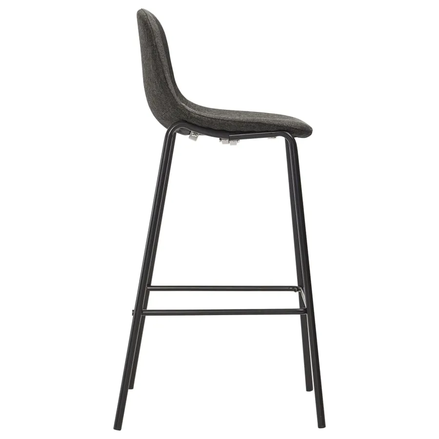 Ensemble de bar 5 pcs Tissu Gris foncé - 10