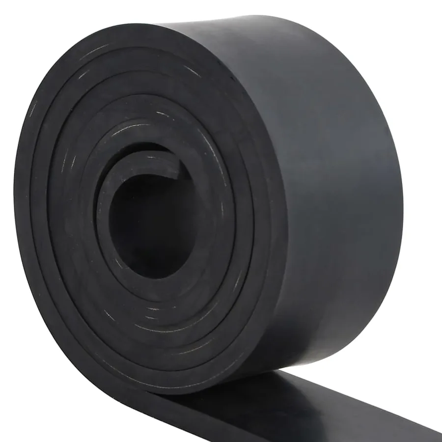 Bordure en caoutchouc de chasse-neige noir 300x8x1 cm - 3