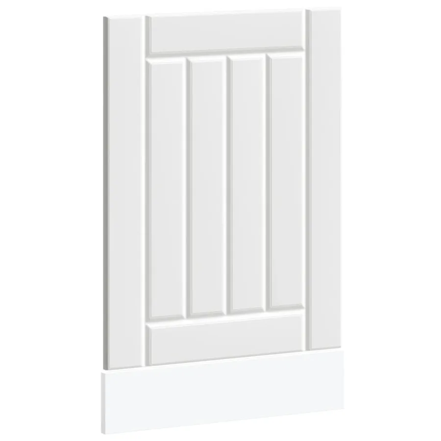 Panneau de lave-vaisselle Lucca blanc bois d'ingénierie - 2