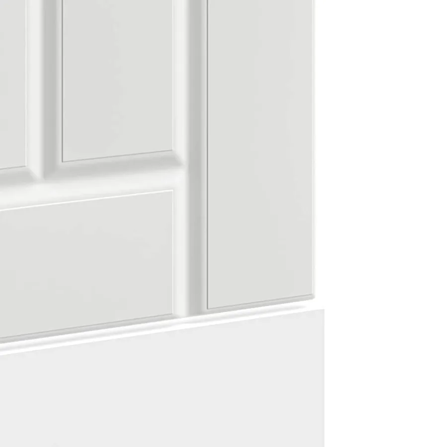 Panneau de lave-vaisselle Lucca blanc bois d'ingénierie - 7