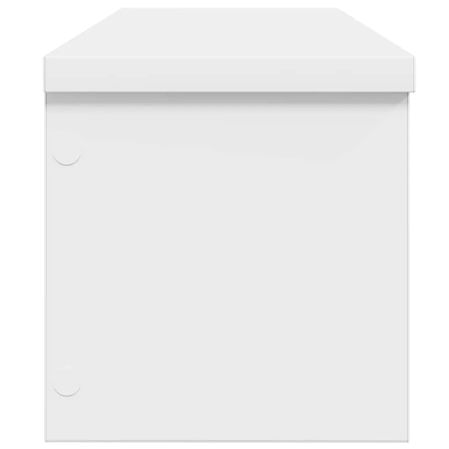 Étagère de cuisine empilable blanc 60x15x16cm bois d'ingénierie - 4
