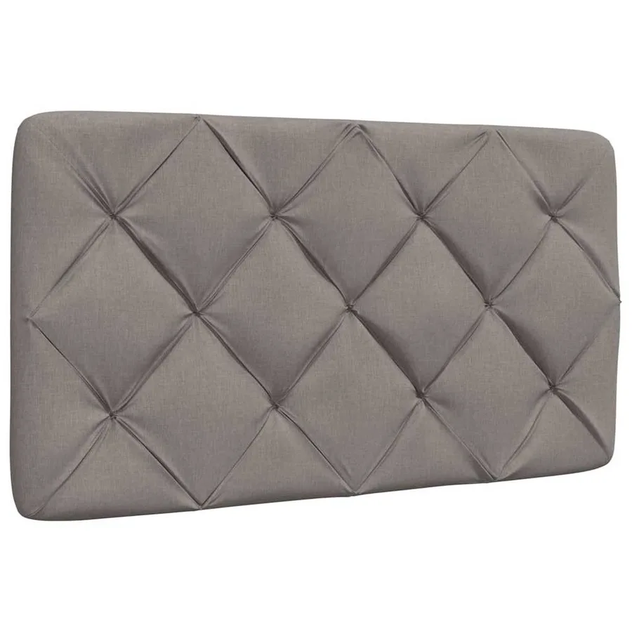 Lit avec matelas taupe 90x190 cm tissu - 9