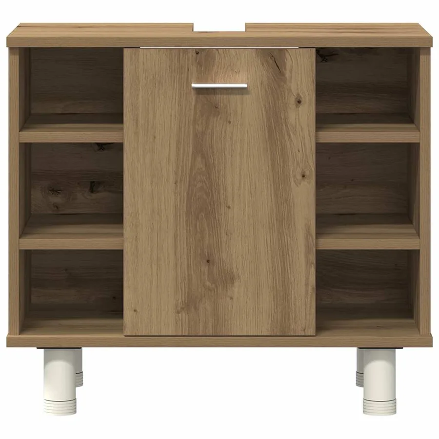 Ensemble de meubles salle de bain 3 pcs bois d'ingénierie - 7