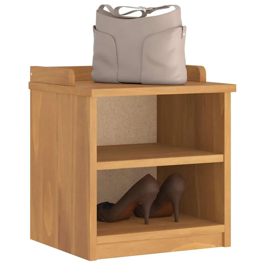 Banc de couloir SANDNES 45x40x50 cm bois de pin massif - 4