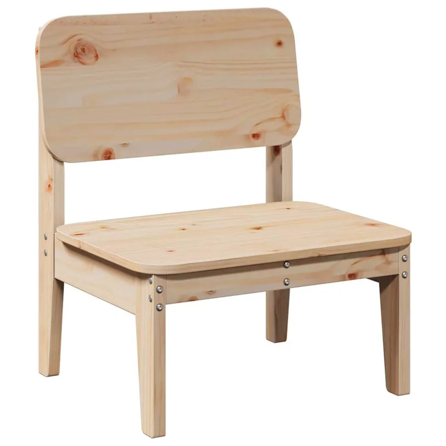 Chaise de jardin 60x52,5x72 cm bois de pin massif - 2