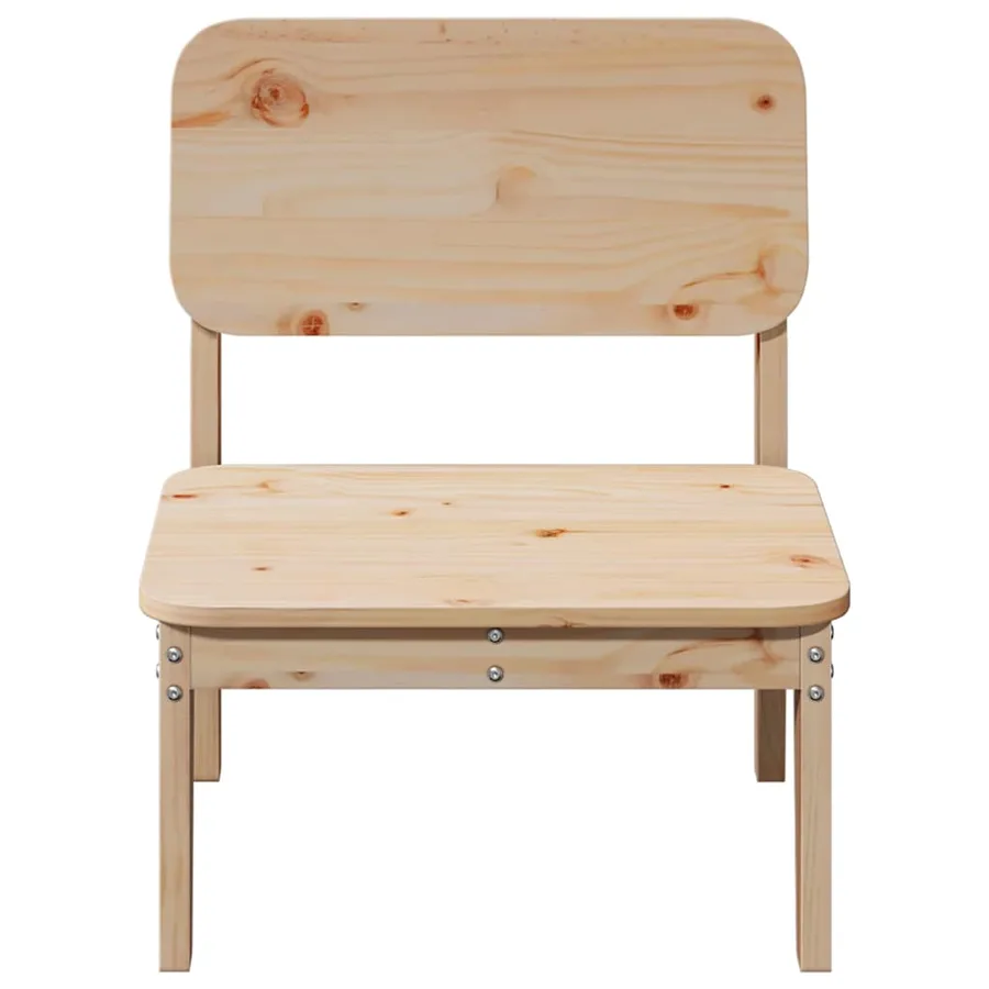 Chaise de jardin 60x52,5x72 cm bois de pin massif - 3