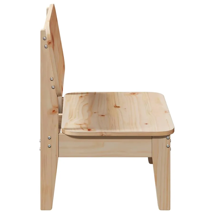 Chaise de jardin 60x52,5x72 cm bois de pin massif - 4