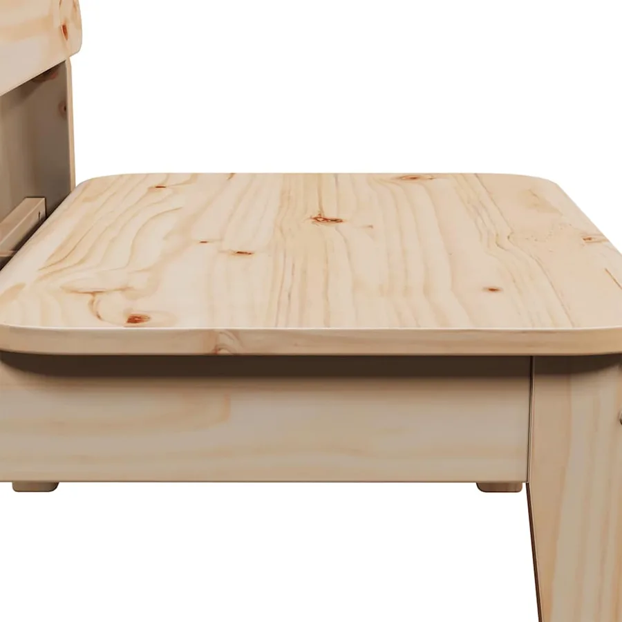 Chaise de jardin 60x52,5x72 cm bois de pin massif - 6