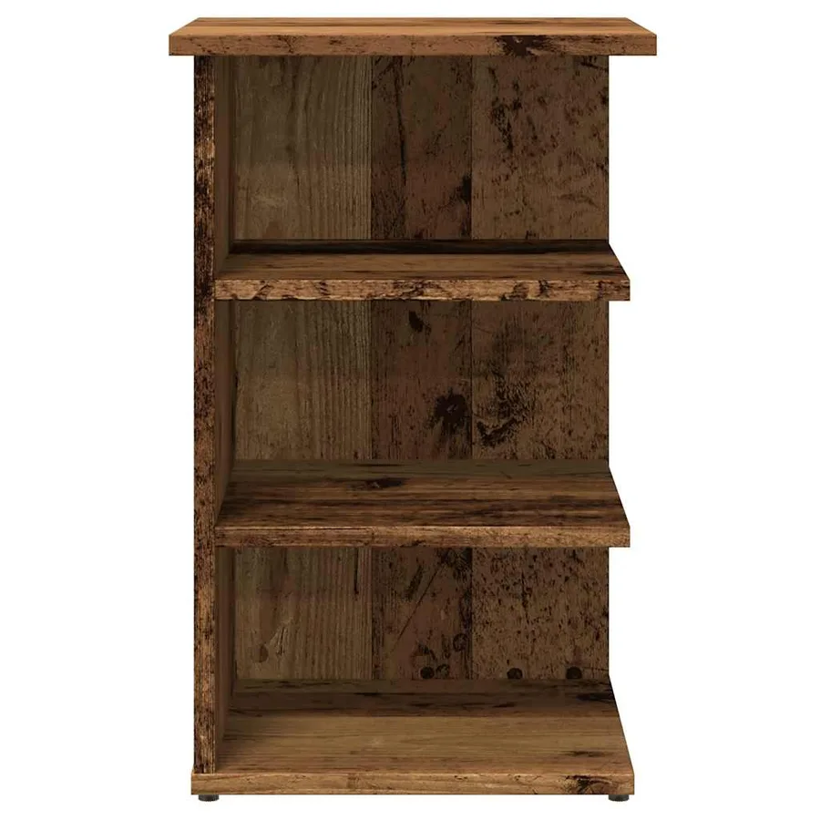 Buffet vieux bois 35x35x55 cm bois d'ingénierie - 4