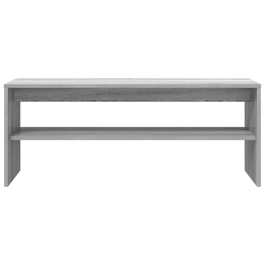 Meuble TV Sonoma gris 100x40x40 cm Bois d'ingénierie - 5