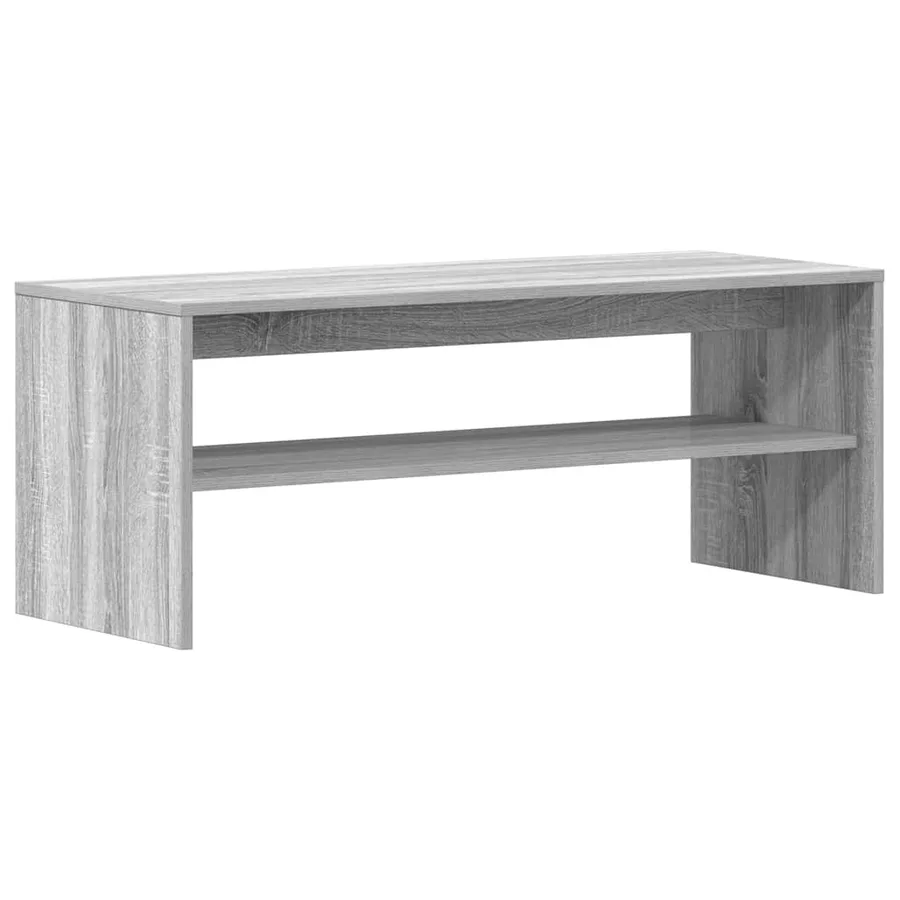 Meuble TV Sonoma gris 100x40x40 cm Bois d'ingénierie - 7