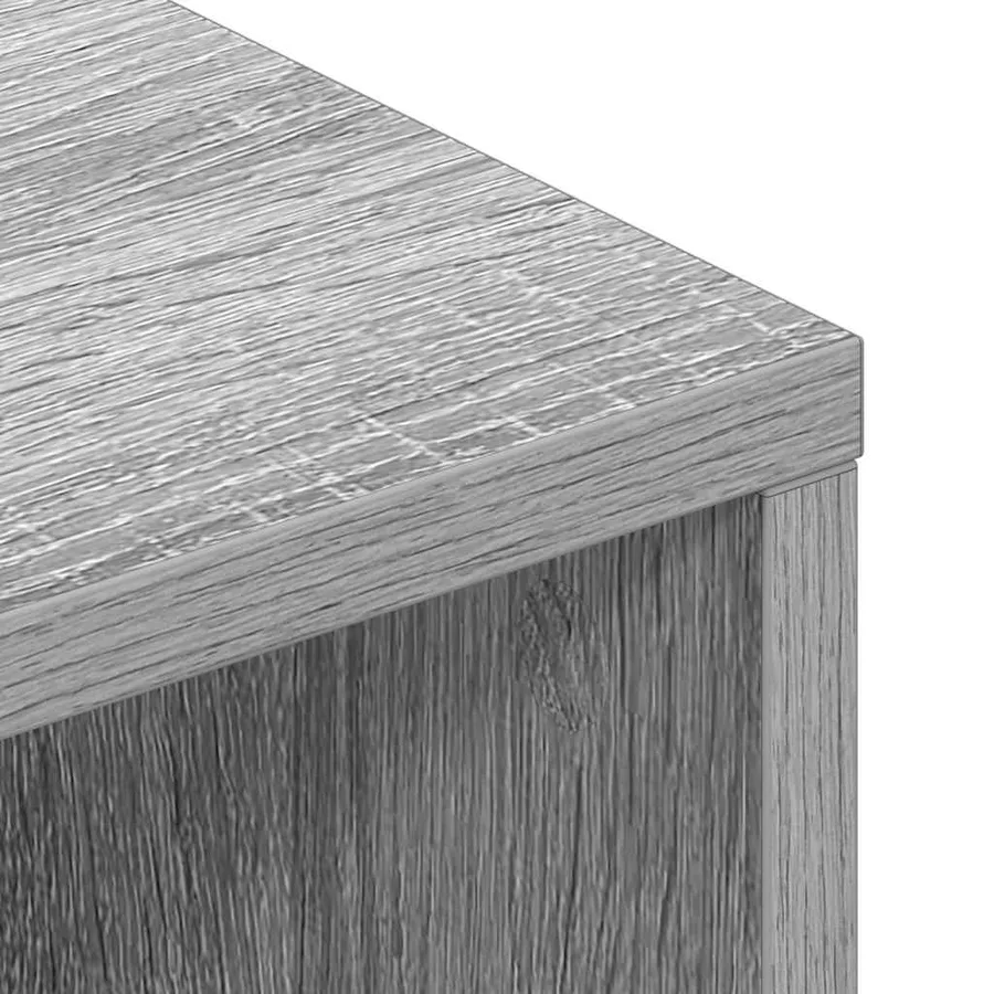 Meuble TV Sonoma gris 100x40x40 cm Bois d'ingénierie - 8