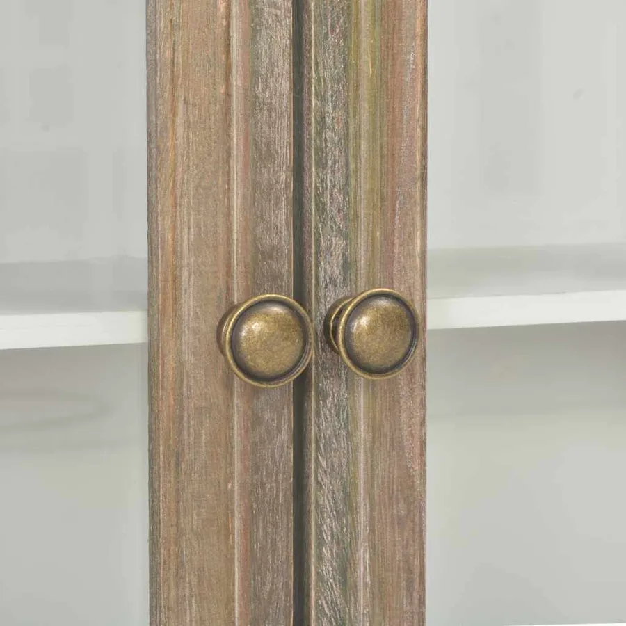 Armoire murale Blanc 49x22x59 cm Bois d'ingénierie - 7