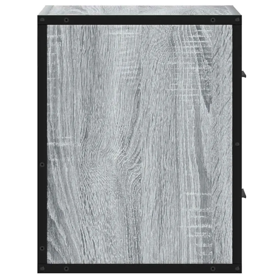 Table de chevet murale sonoma gris 40x31x39,5 cm - 6