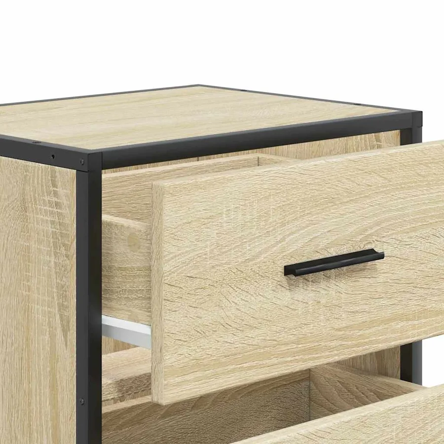 Table de chevet murale chêne sonoma 40x31x39,5 cm - 9