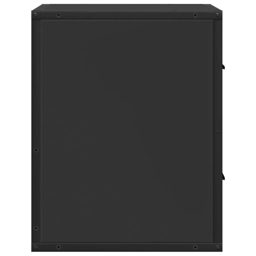 Table de chevet murale noir 40x31x39,5 cm - 6